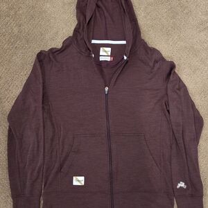 Tracksmith Maroon Hoodie